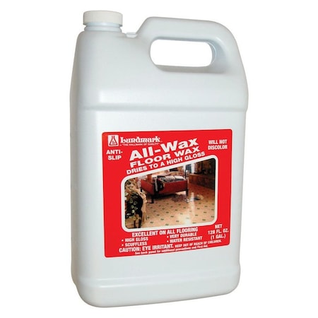 All Wax High Gloss Anti-Slip Floor Wax Liquid 1 Gal